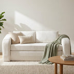 71" 2-in-1 Pull Out Foldable Loveseat Sofa Bed