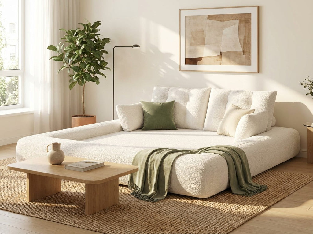 78.7" 3-in-1 Foldable Floor Sofa Bed