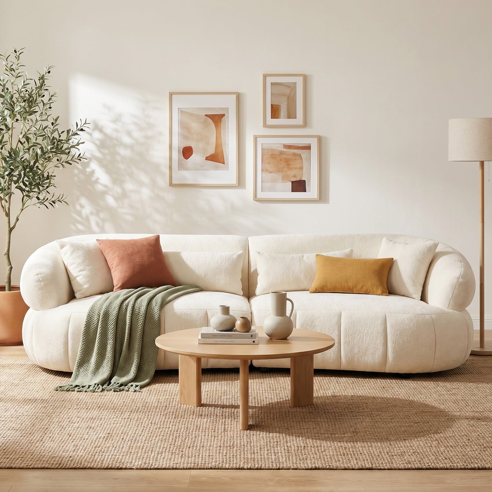 102.36 inch Cloud-Like Sofa