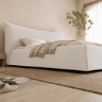 Velvet Upholstered Platform Bed