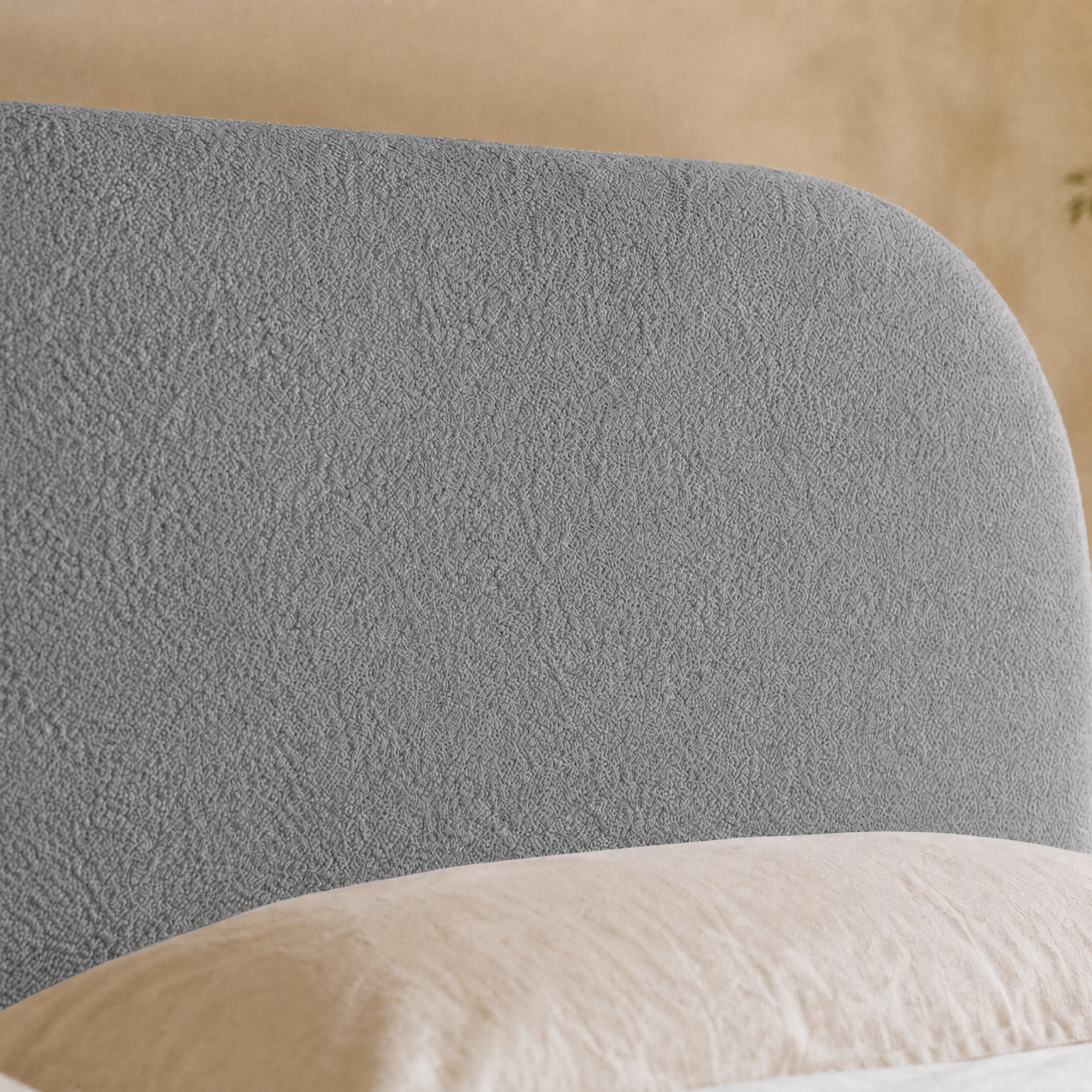 Teddy Fleece Upholstered Platform Bed