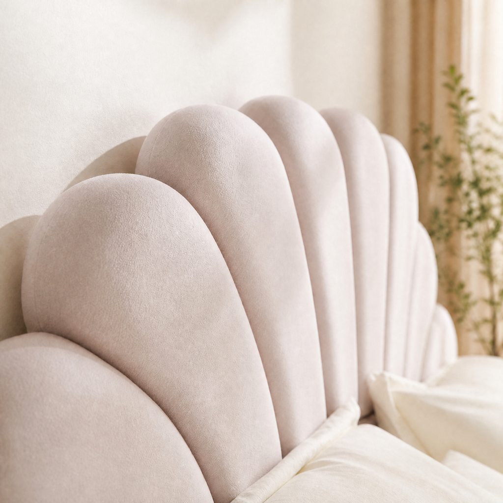 Velvet Platform Bed