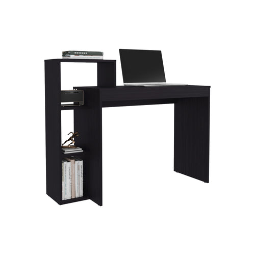 35.98" Wide Classic Writing Desk with 4-Shelf