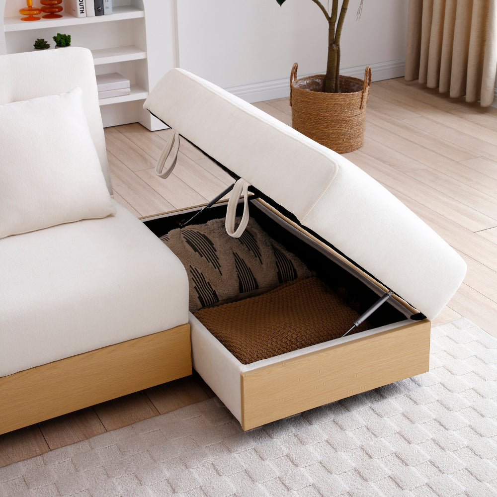 3-Seat Convertible Sleeper Sofa Couch