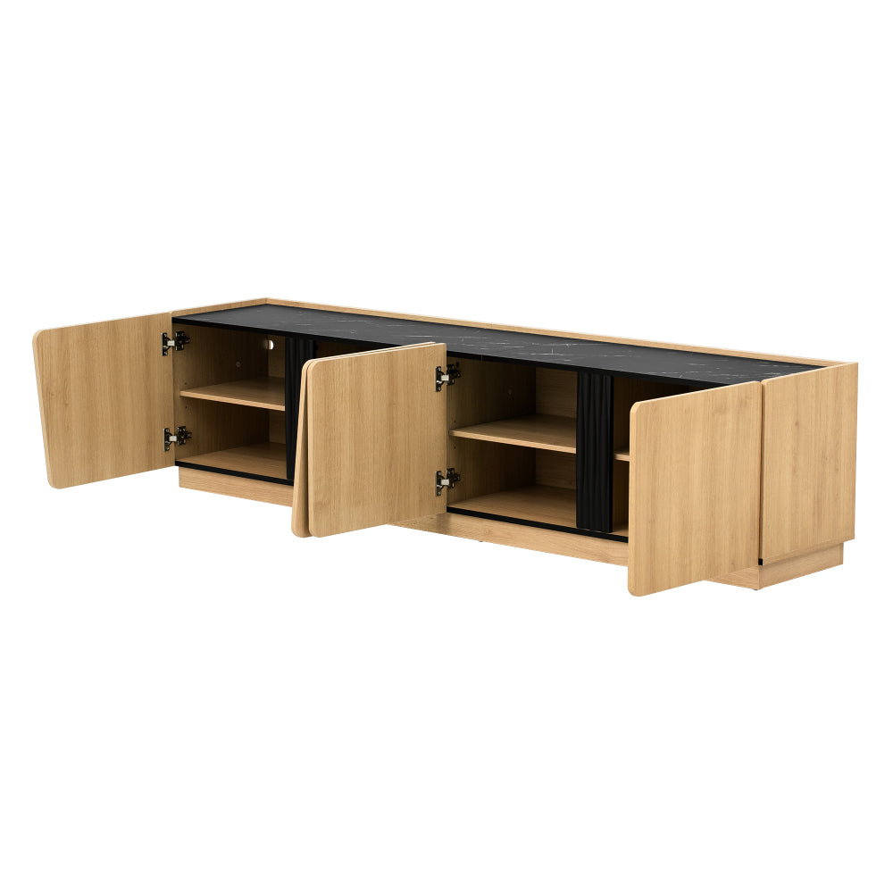 U-Can Modern Storage Cabinet with Rounded Corners