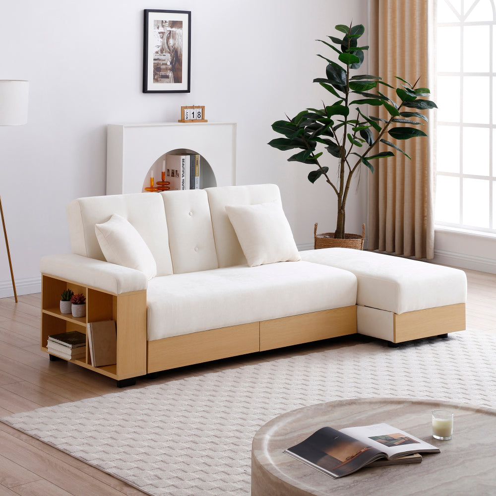 3-Seat Convertible Sleeper Sofa Couch