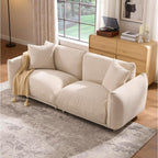 87.4" Sherpa Cloud 3-Seater Loveseat Sofa