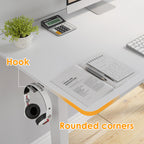 STARY Electric Standing Desk Adjustable Height Sit Stand Home Office Desk with Splice Board