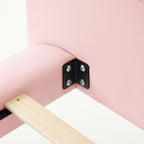 PU Leather Floating Platform Bed