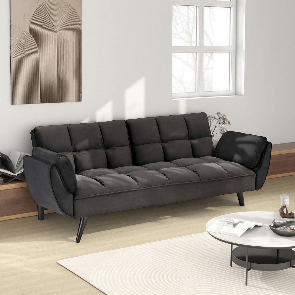 74" 2-Seat Convertible Sofa Bed