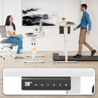 STARY Electric Standing Desk Adjustable Height Sit Stand Home Office Desk with Splice Board
