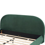 Boucle Upholstered Platform Bed