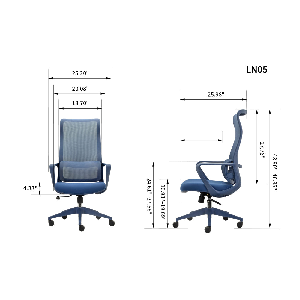 Ergonomic High-Back Mesh Office Chair
