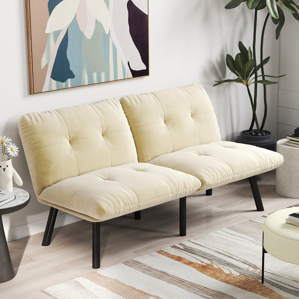 63" Convertible Folding Sofa Bed