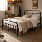 Victorian Metal Platform Bed Frame