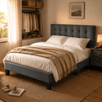 Upholstered Platform Bed