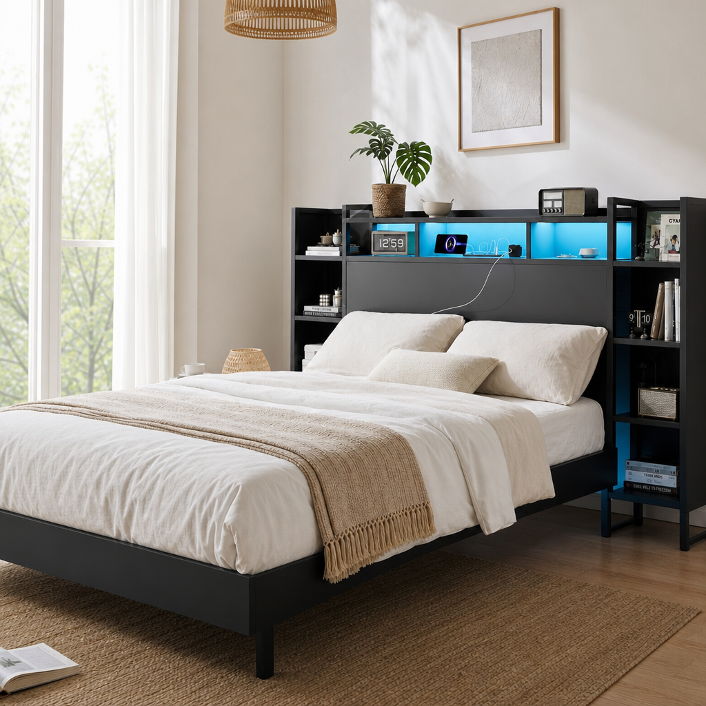 Floating Platform Bed