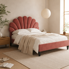 Velvet Platform Bed