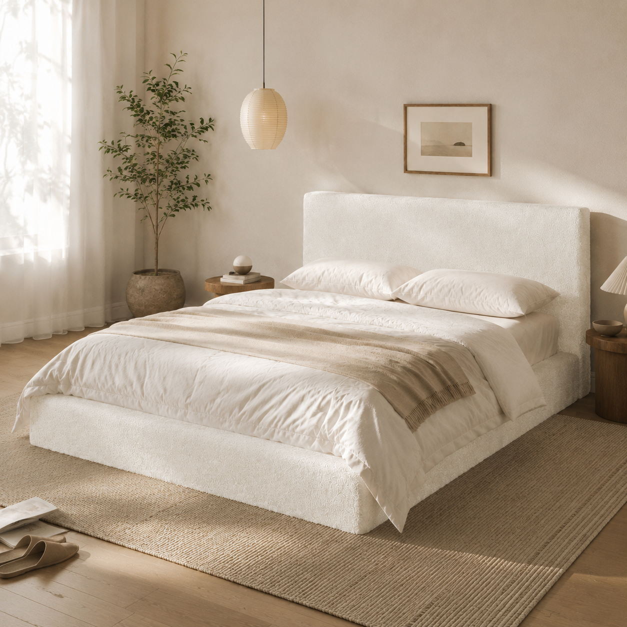 Cloud Upholstered Platform Bed