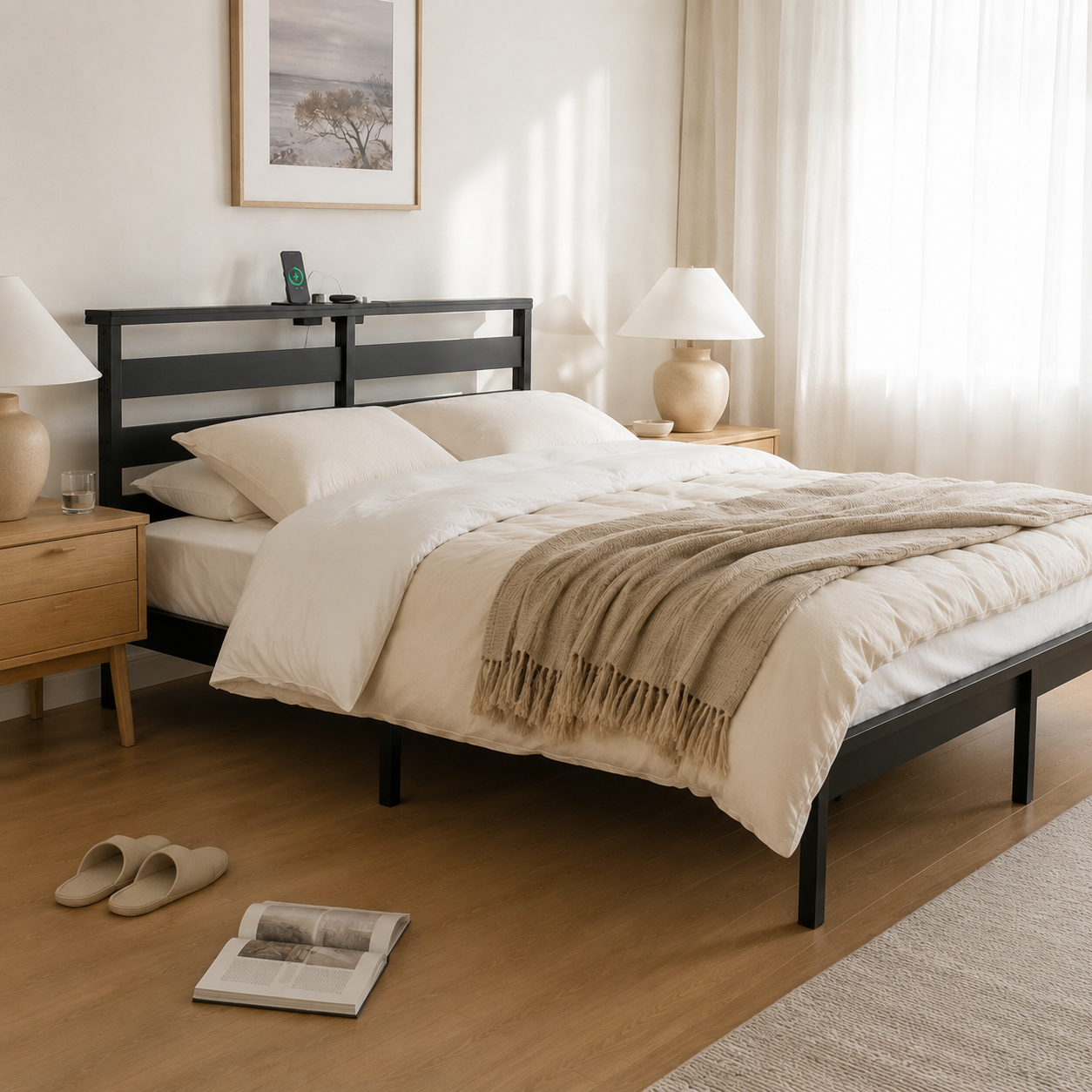 Metal Platform Bed