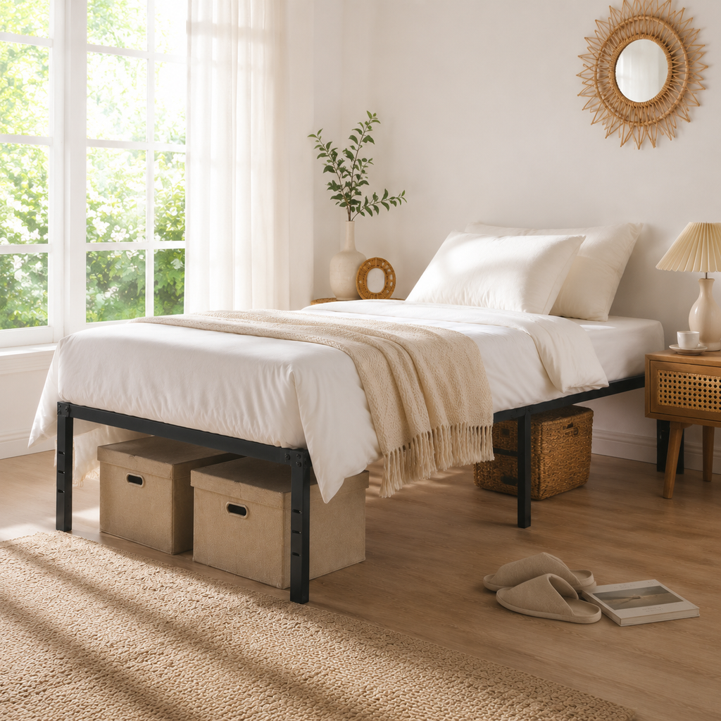 Heavy Duty Metal Platform Bed Frame