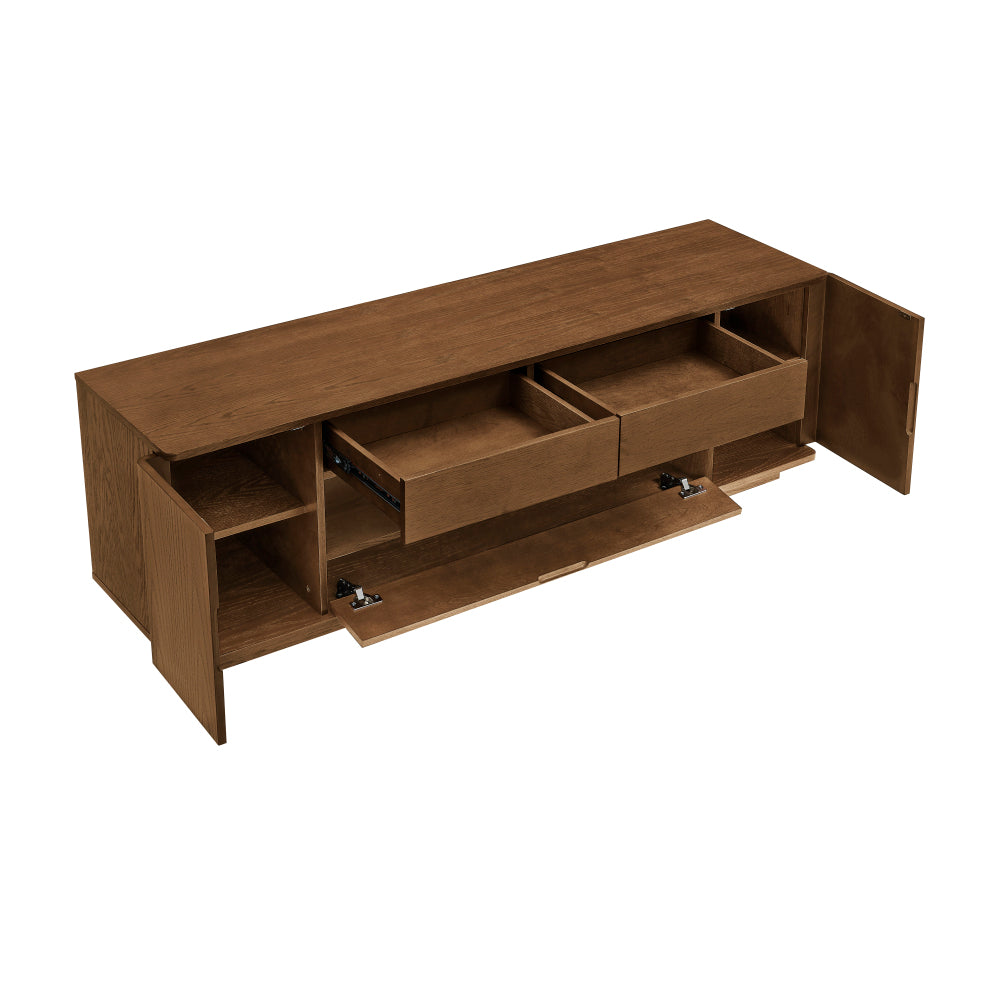 59" Mid Century Modern TV Stand for TVs up to 65"