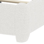 Boucle Platform Bed