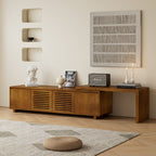 63" Mid-Century Modern Extendable TV Stand