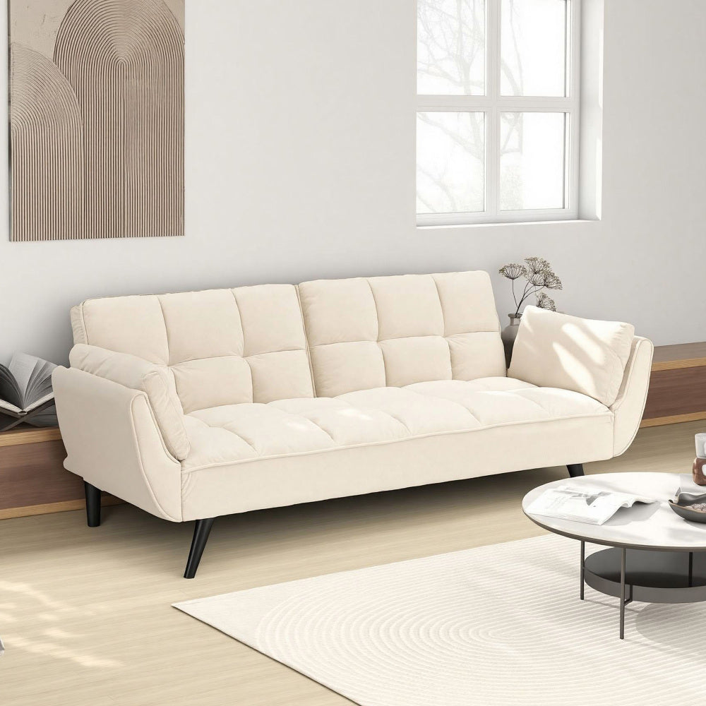 74" 2-Seat Convertible Sofa Bed