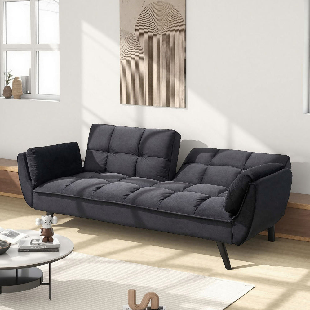 74" 2-Seat Convertible Sofa Bed