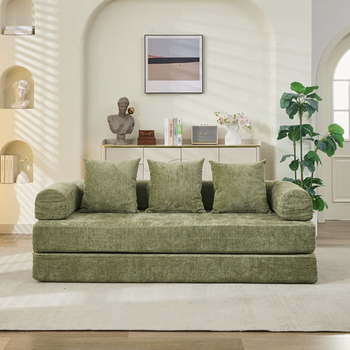 78.8" Convertible Folding Floor Sofa Bed