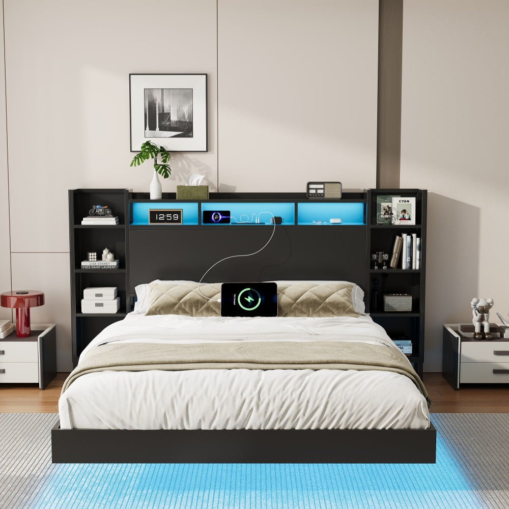 Floating Platform Bed