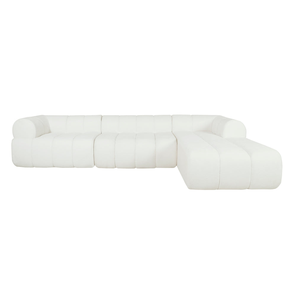 122" Modern L-Shaped Modular Sectional Sofa