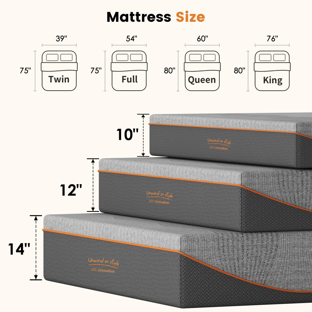 12" Memory Foam Mattress