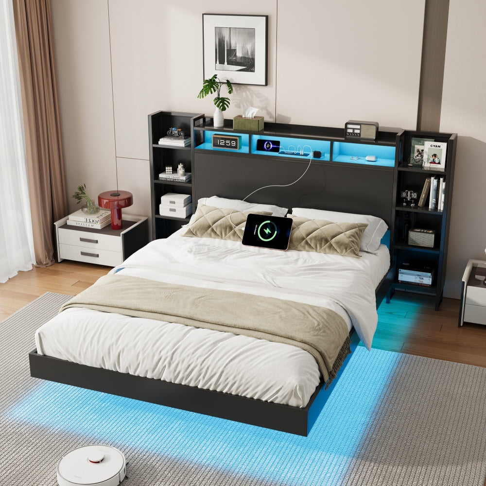 Floating Platform Bed