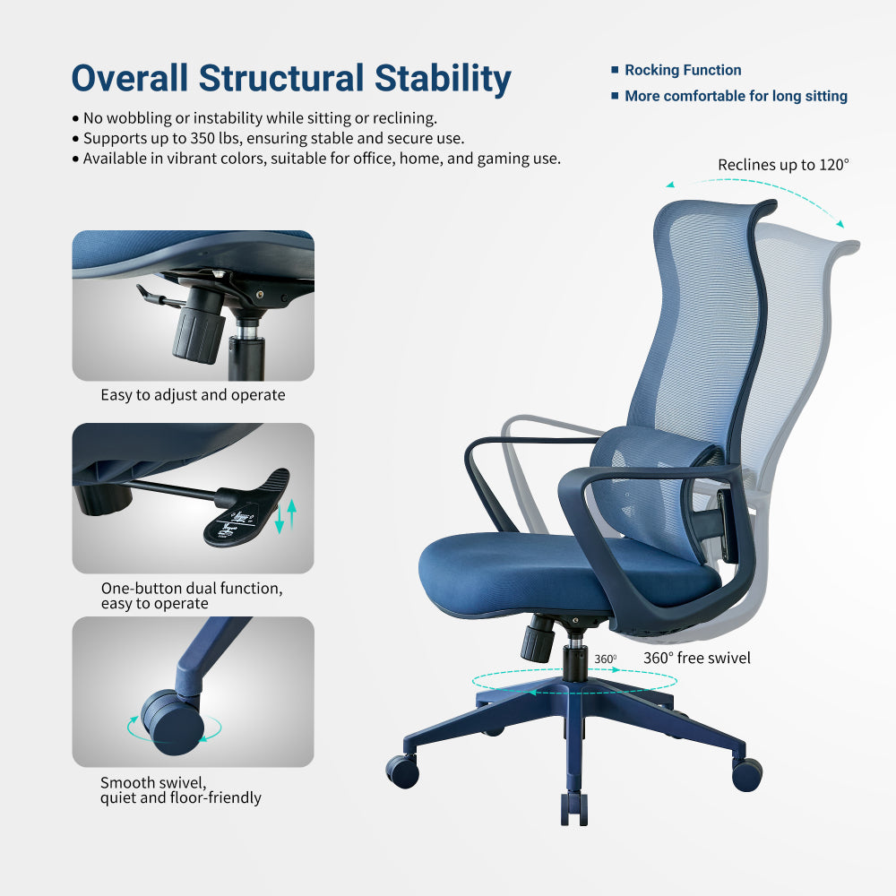 Ergonomic High-Back Mesh Office Chair