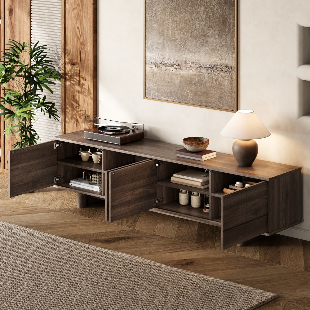 78 inch Modern TV Stand for TVs up to 85"