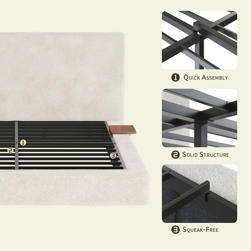 Cloud Upholstered Platform Bed