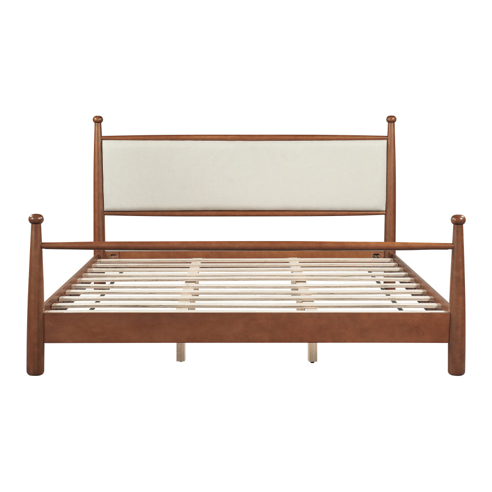 Solid Poplar & Plywood Platform Bed