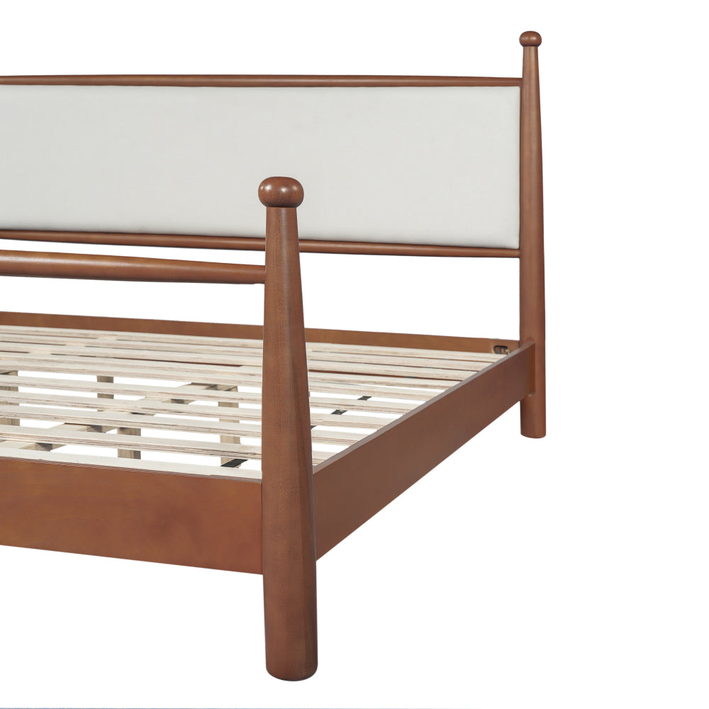 Solid Poplar & Plywood Platform Bed