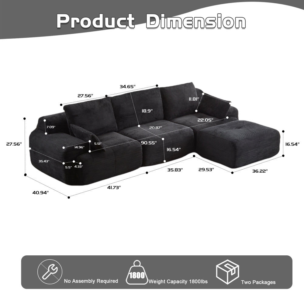 Modern Memory Foam Cloud Sofa