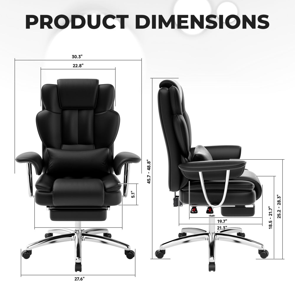 Garrison Executive High-Back Leather Chair