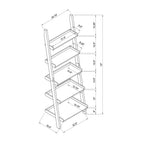 Bookcase ladder five shelf popular modern design