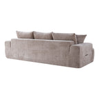 100" Extra Large Curved Front Sofa