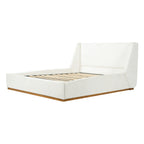 Luxury Wingback Platform Bed