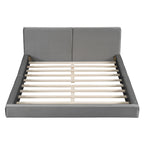 Velvet Upholstered Platform Bed