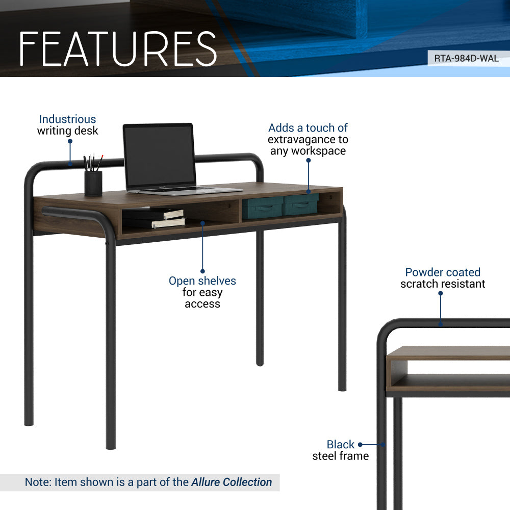 45.8" Modern Classic Writing Desk