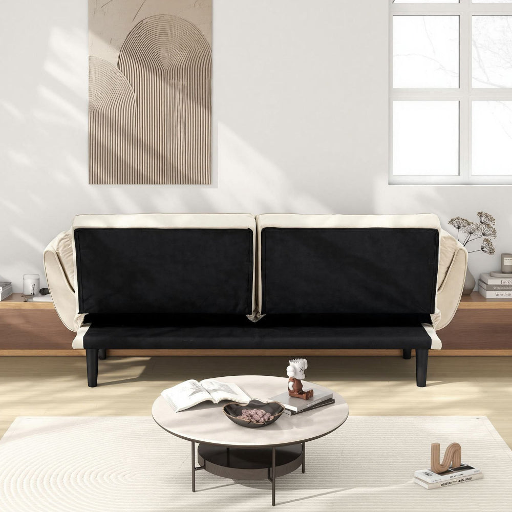 74" 2-Seat Convertible Sofa Bed
