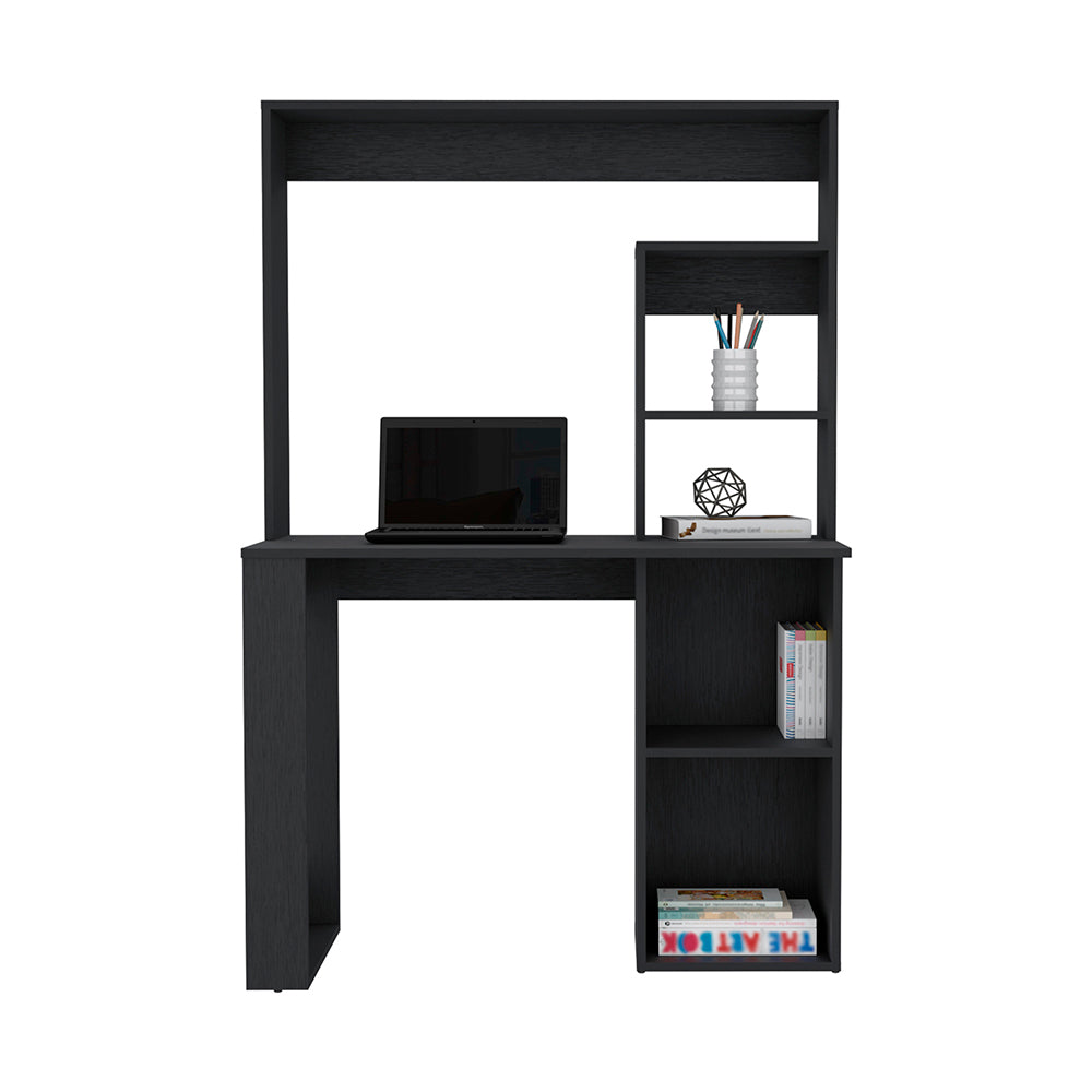 38.8" Modern Computer Desk with Hutch & Multiple