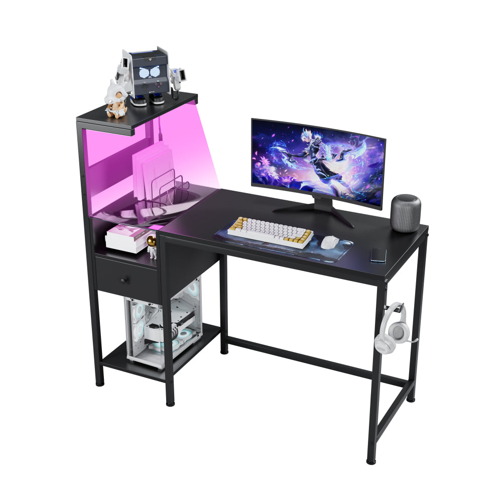 Computer Desk with Power Outlet & USB Charging